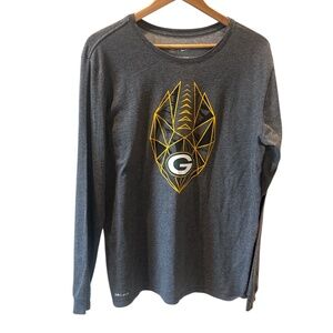 Green Bay Packers — Nike Dri-Fit‎ Longsleeve Shirt — Size Men’s Large Cuffed